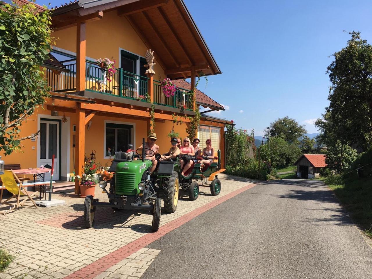 Gaestehaus Schmid Sankt Johann im Saggautal Esterno foto
